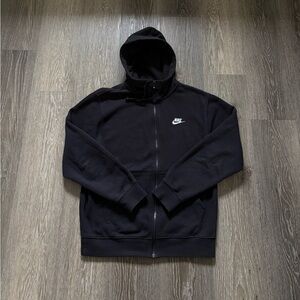 Men’s Nike Grey Sportswear Fleece Full Zip Up with Hoodie